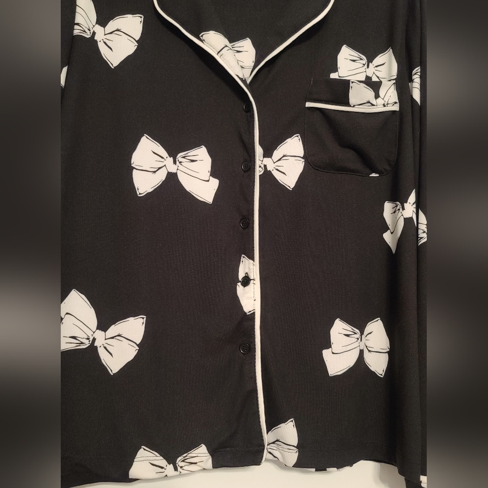 Women's Kate Spade Long-Sleeve/Pants Pajama Set, Size Medium, EC - Picture 5 of 10